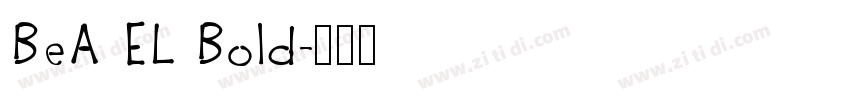 BeA EL Bold字体转换
